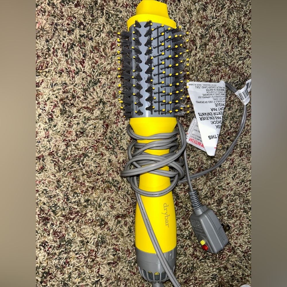DryBar Doubleshot Oval Blow Dryer Brush Yellow